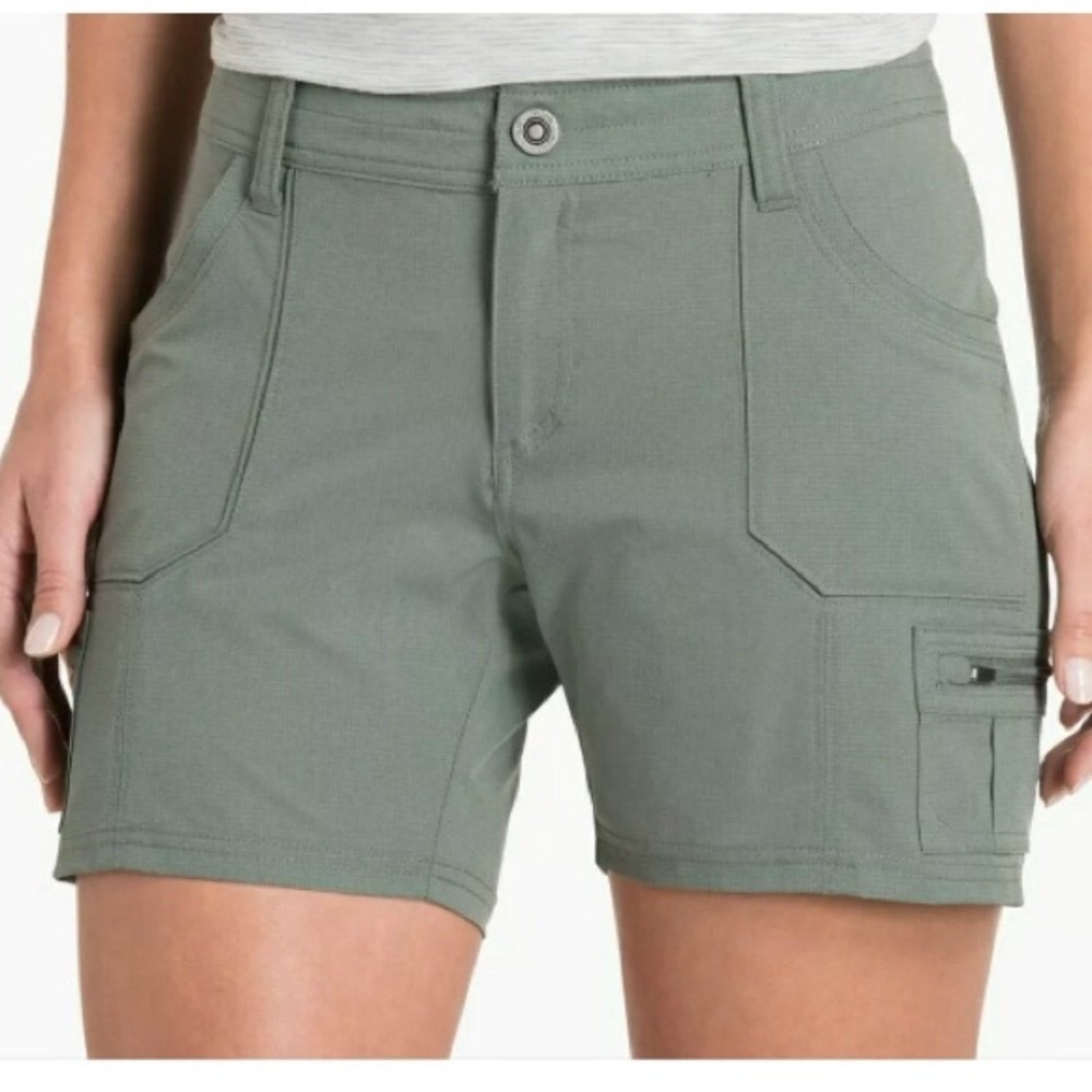 Kuhl‎ Horizn 5in Ripstop Outdoor Hiking Green Shorts Size 12 Women